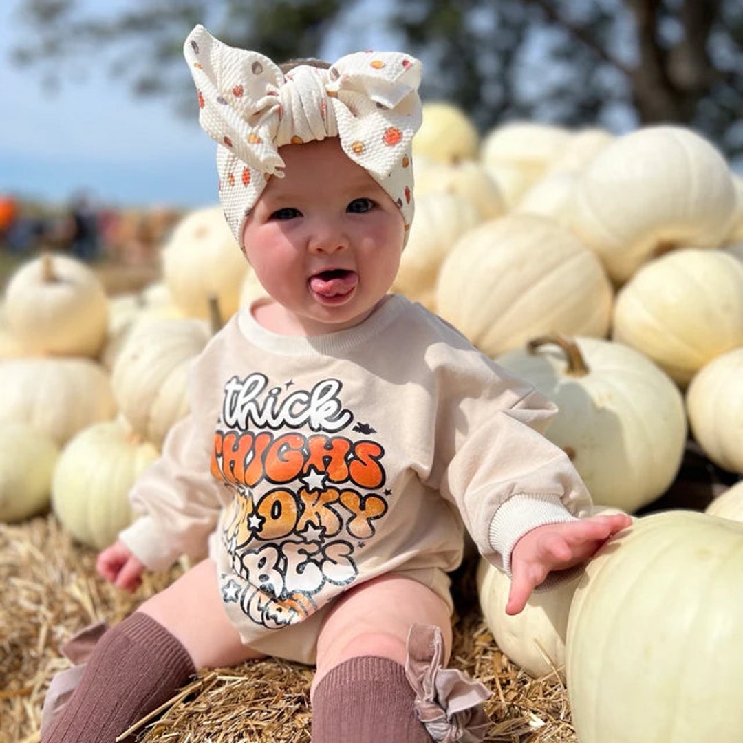 Pumpkin Patch Pumpkin Romper Baby Girl Girls Pumpkin Fancy Dress