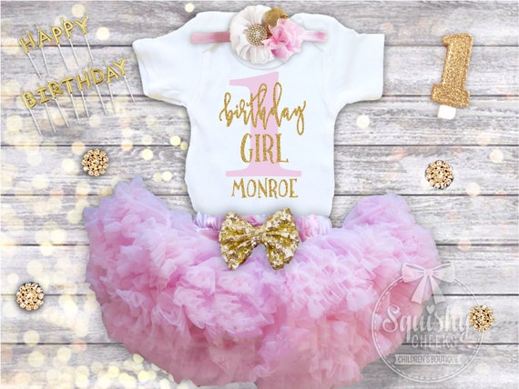 personalized first birthday outfits girl
