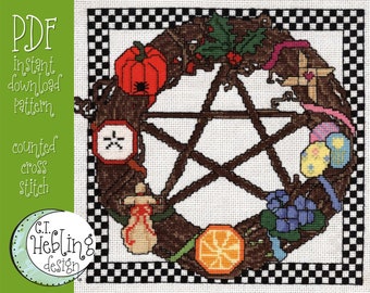 Sabbat Seasonal Wreath PDF CCX Chart