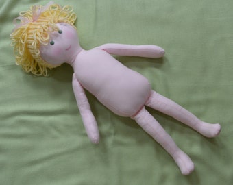 18" Cloth Doll  PDF Sewing Pattern