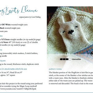 Llama Lovey PDF Knitting Pattern image 6