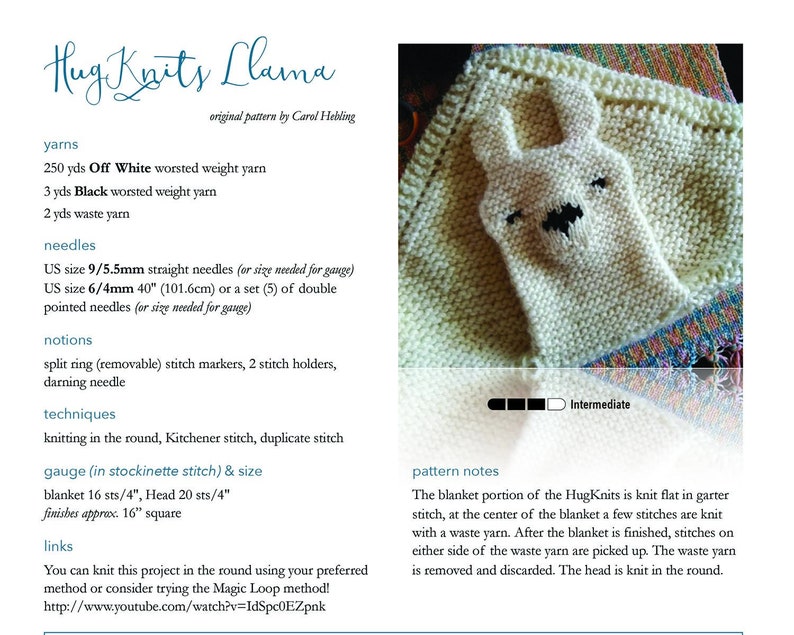 Llama Lovey PDF Knitting Pattern image 6