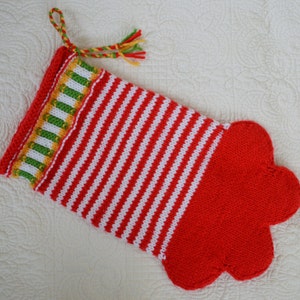 Paw Stocking PDF Knitting Pattern (Download Now) - Etsy