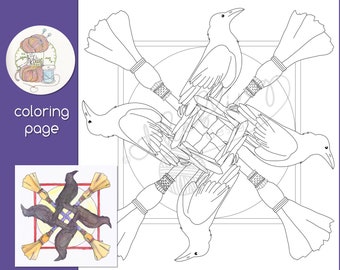 Raven Coloring Page