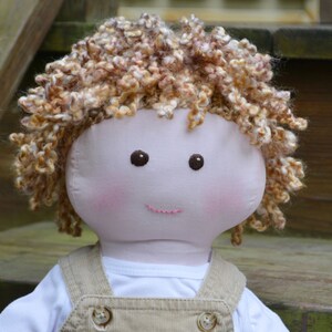 Doll Wig GENDER NEUTRAL Mop style Ready to Ship image 4