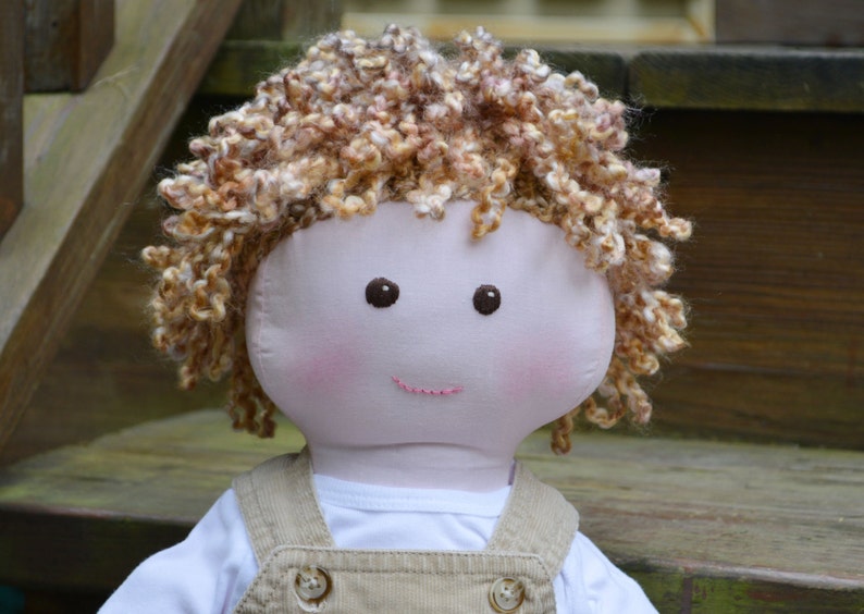 Doll Wig GENDER NEUTRAL Mop style Ready to Ship image 4