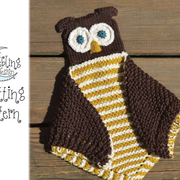 Owl Lovey PDF Knitting Pattern