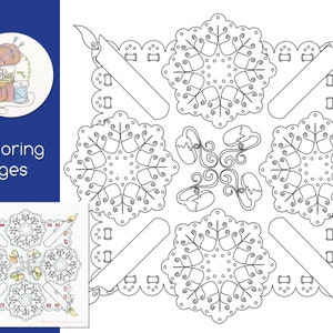 Imbolc Lace Coloring Page