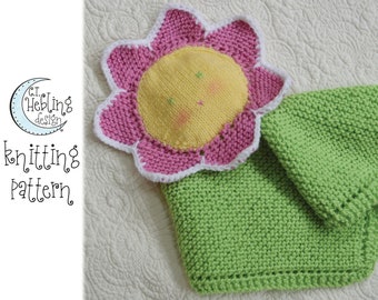 Flower Lovey PDF Knitting Pattern