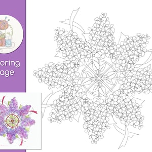 Lilacs Coloring Page