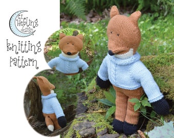 Fox Stuffed Toy -Felice- PDF Knitting Pattern