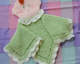 Baby Lovey Knitting Pattern: Knit Comforter Security Blanket Toy (PDF Pattern)