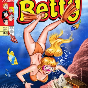 Betty #8 Facsimile Cover Homage