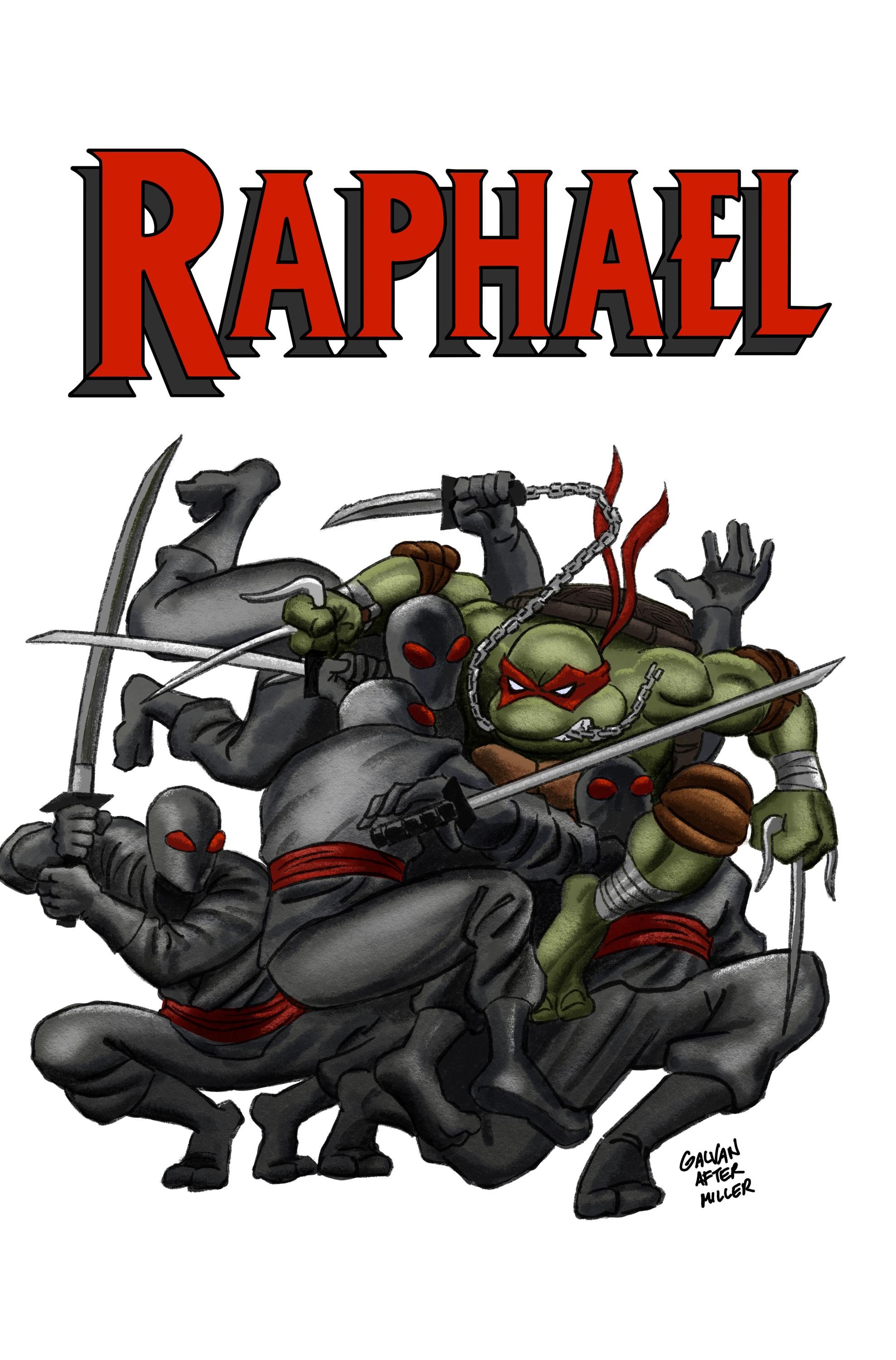 Wolverine Raphael Teenage Mutant Ninja Turtles #1: Raphael Wolverine Homage Variant Cover ...