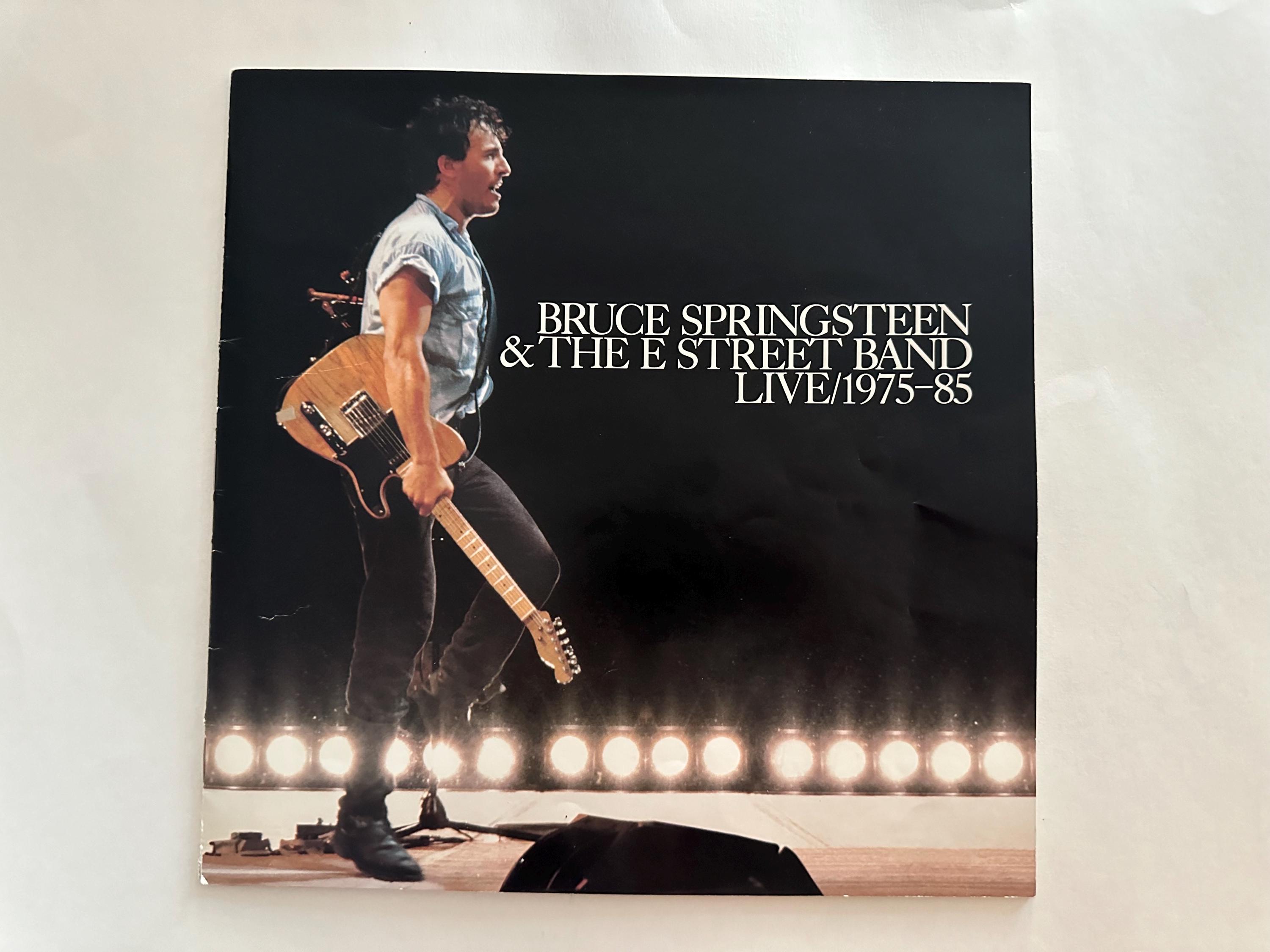 Bruce Springsteen & The E Street Band Live 1975-85 ~ Solo folleto ~ Buen estado ENVÍO GRATIS