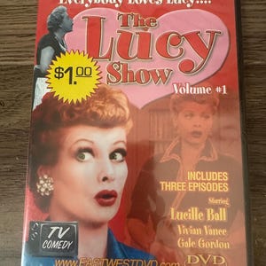 The Lucy Show Vol 1~ Three Episodes DVD~ Sealed~ FREE SHIPPING