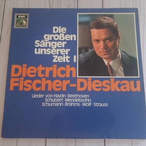 Die Groben Sanger Unserer Zeit!Great Leider Singer Dietrich Fishcer-Dieskau~LP~His Master&#39;s Voice~ Beethoven Schubert Brahms Vocal FREE SHIP