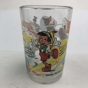 Disney McDonald&#39;s 100 Years of Magic Glass~ Bambi Dumbo Pinocchio Tinkerbell~ FREE SHIP
