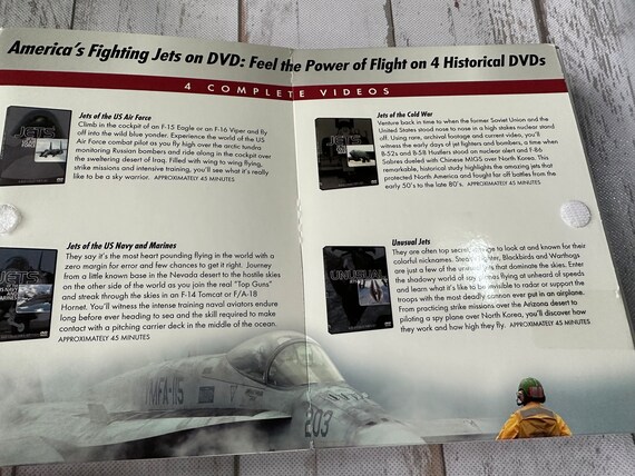 America's Fighting Jets~ 4-DVD Collector's Edition Set~ Very Good