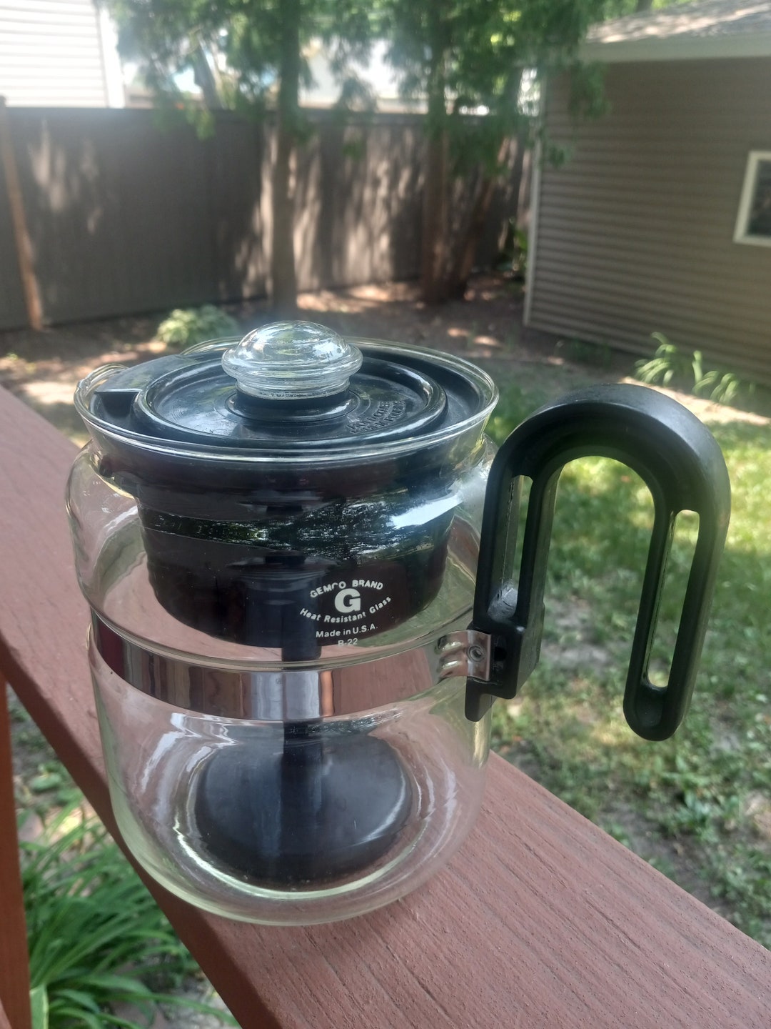 1980's Gemco Brand G Coffee Pot Percolator B22 Heat Etsy