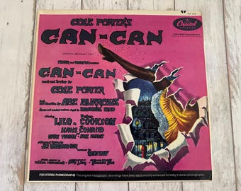 Cole Porter's CAN-CAN Vintage Vinyl Broadway Musical ~ Very Good Condition Play Tested~ FREE Ship
