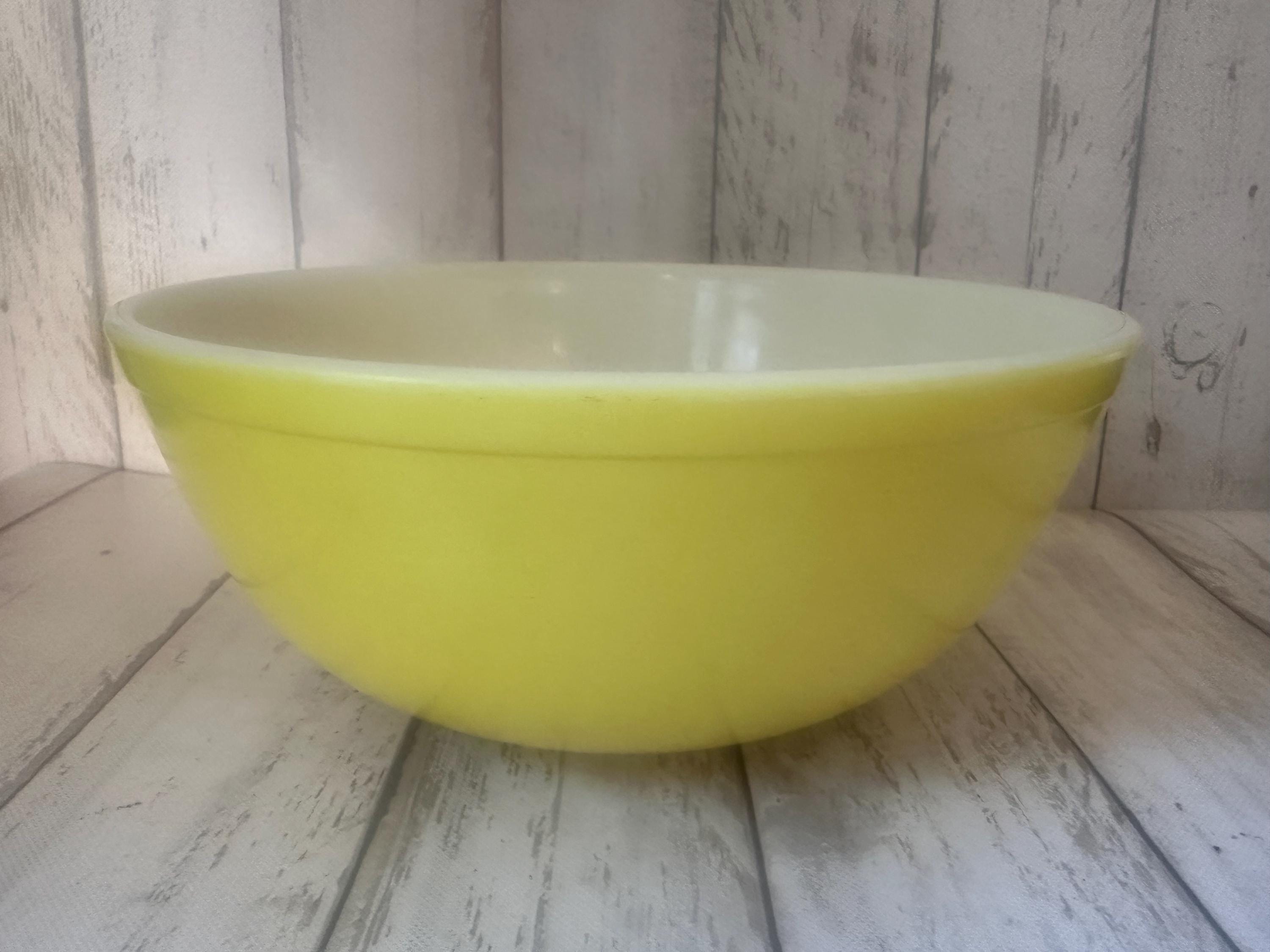 Yellow Pyrex Bowl - Etsy