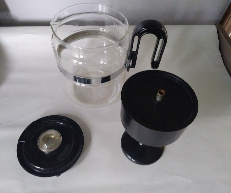 Vintage GEMCO Coffee Po 4-6 Cup A-12~ Includes Insides ~ VGC ~ Free Ship