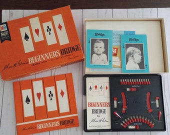 Vintage 1965 Beginners Bridge~ Chas H Goren's Fine Edition Milton Bradley~ Complete Unused FREE SHIP