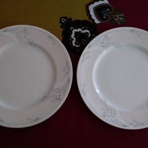 Vintage Aynsley Pastiche Pink Dinner Plates ~ Set of 2~ Good Condition FREE SHIP