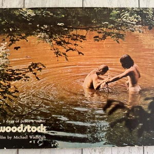Woodstock: 3 Days Of Peace And Music - A film By Michael Wadleigh Movie Booklet 1969 FREE SHIPPING