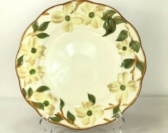 Stangl White COLONIAL DOGWOOD 10" Dinner Plate ~ EUC~ Free Ship