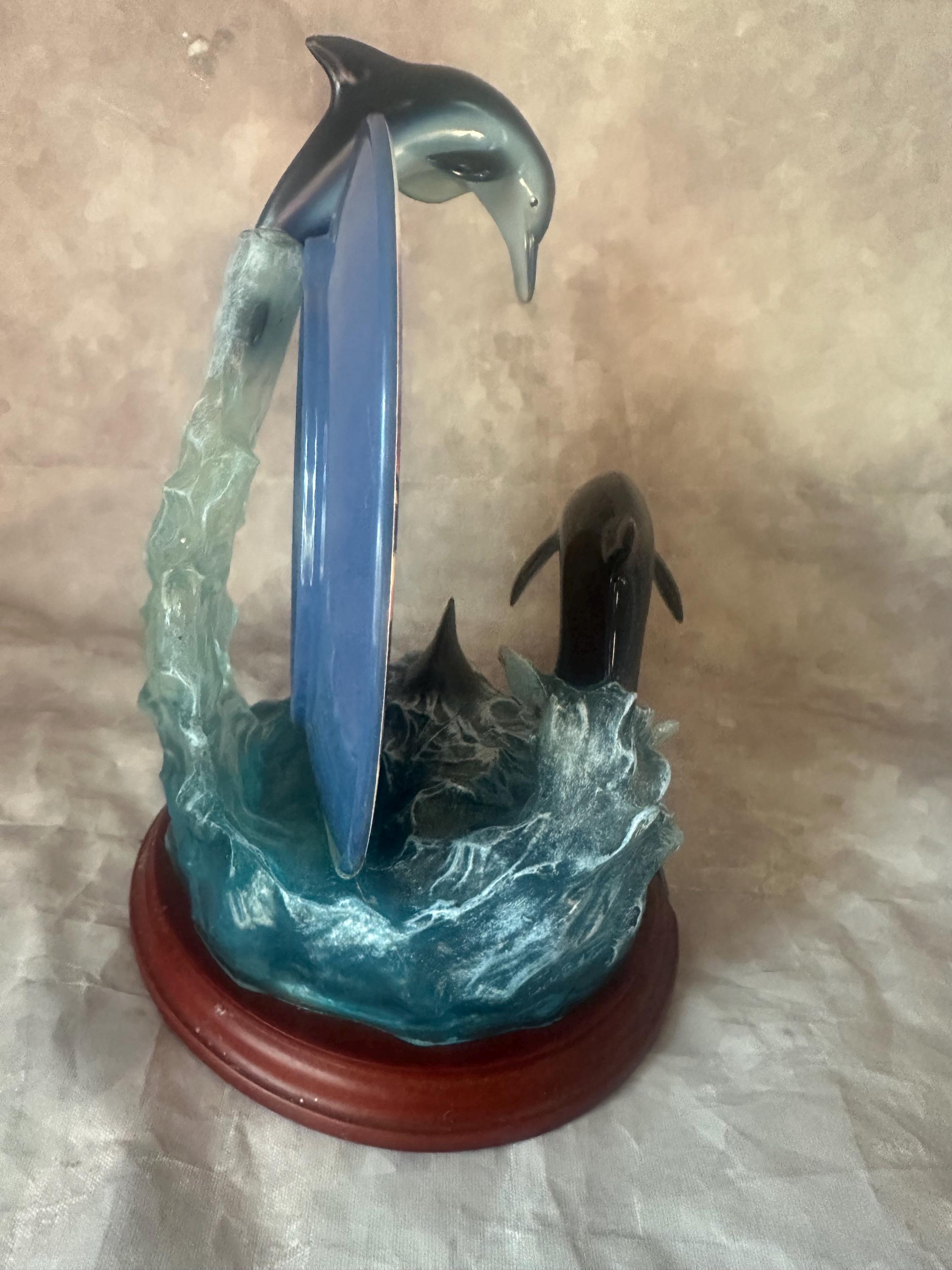Lassen Beautiful Collectible Dolphin Plate 