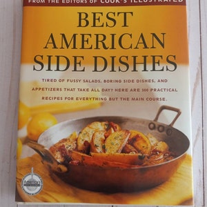 Best American Side Dishes Cookbook ~ Editors of Cook&#39;s Illustrated ~ Exc. Condition~ FREE SHIP