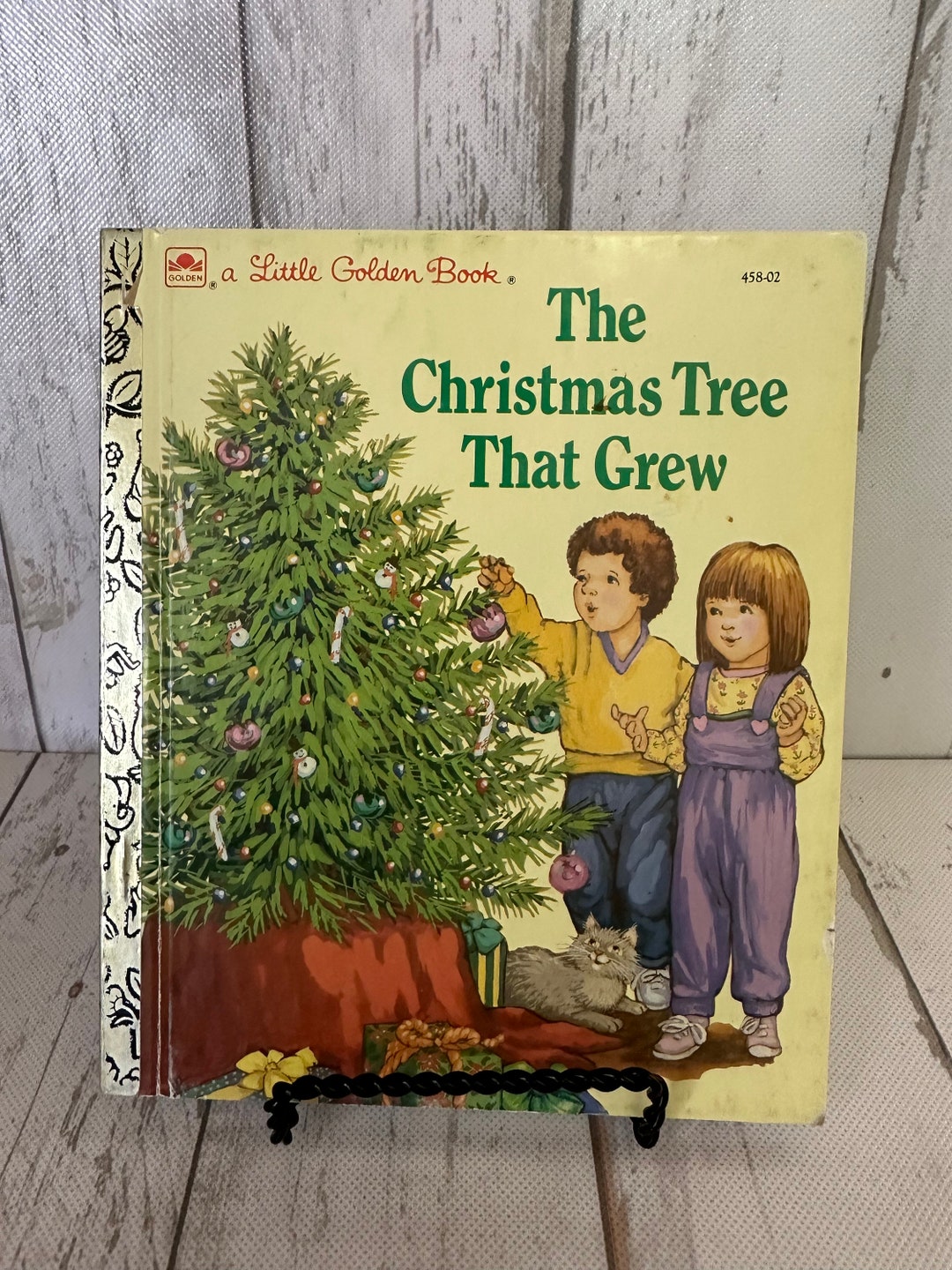 Little Golden Book the Christmas Tree That Grew Etsy