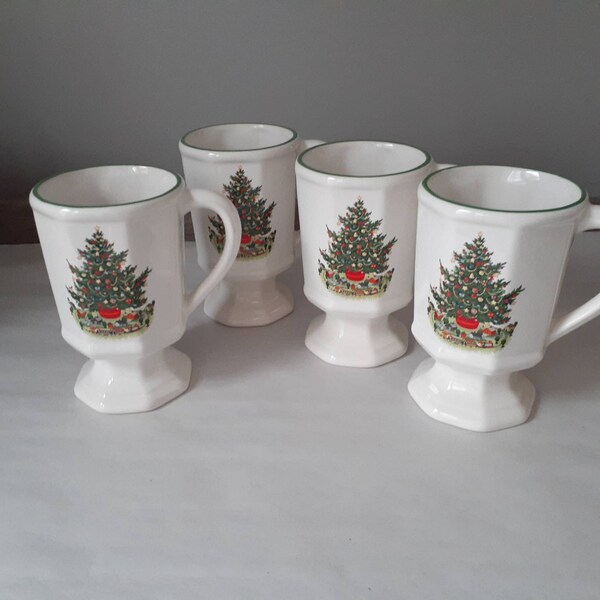 Pfaltzgraff Christmas Mugs - Etsy