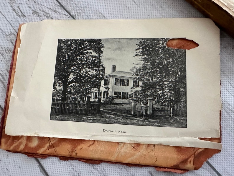 Ralph Waldo Emerson "ESSAYS" Second Series Softcover~Antique Publication 1800's Thomas Y Cromwell New York~ Antiquarian Book FREE SHIP image 2