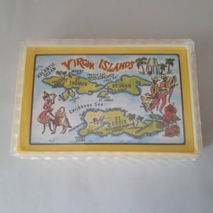 Vintage &quot;Virgin Islands&quot;  Playing Cards~ Sealed in Box~ FREE SHIP