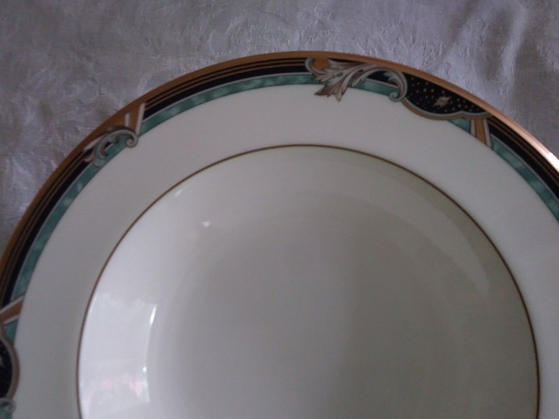 Noritake PARIS OPERA 8.5 Rimmed Soup Bowls Set of 2 Etsy