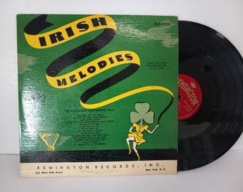 Vintage 33 1/3 &quot;Irish Melodies&quot; 1953 Remington Symphonette~ Play Tested ~ Great Prop FREE SHIP