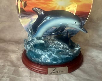 Lassen Beautiful Collectible Dolphin Plate 