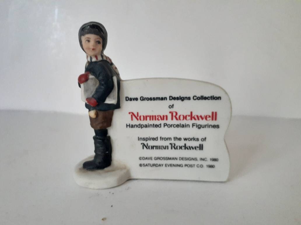 Vintage 1980 DAVE GROSSMAN Norman Rockwell Dealer Store - Etsy