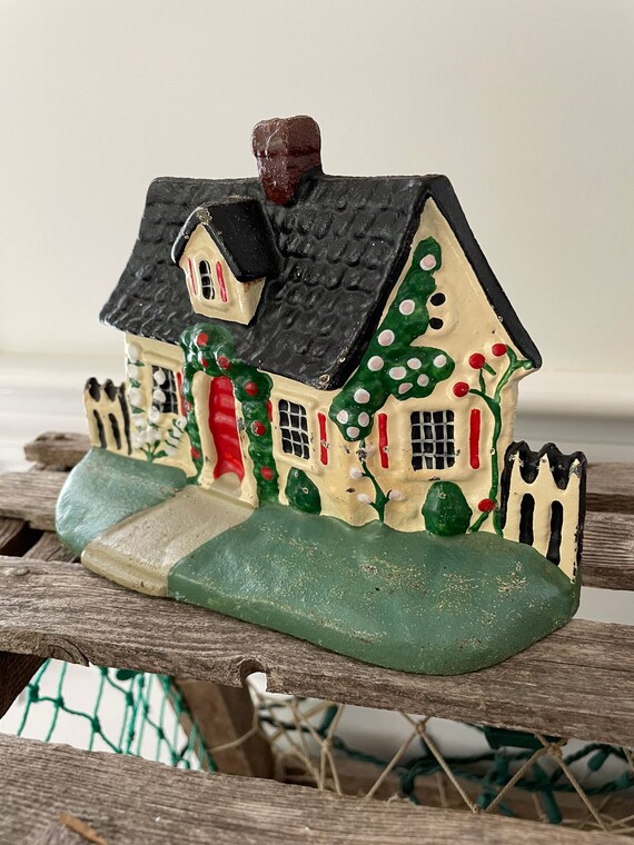Antique Iron Doorstop Cottage Doorstop House Doorstop Etsy