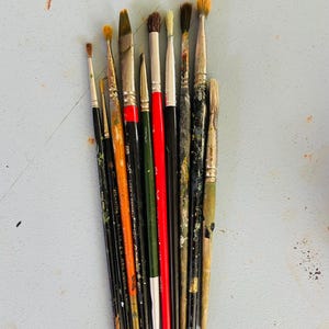 Paint Brush Set - Antique paint brushes - Art Supplies