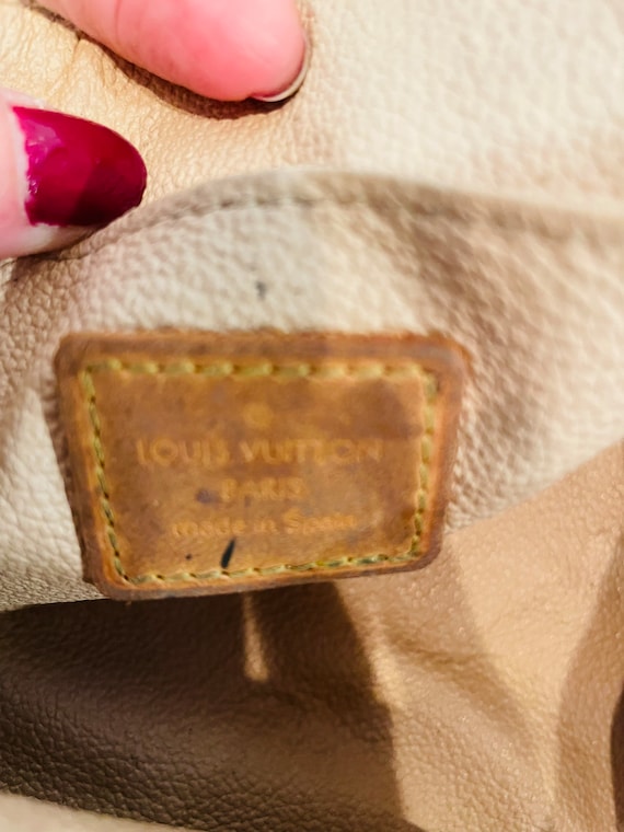 Vintage Louis Vuitton Makeup Bag Designer Handbag Label -  UK