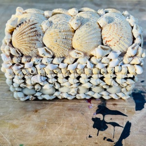 Sailor&#39;s Valentine Box - Jewelry Box - Seashells - Coastal - Beach