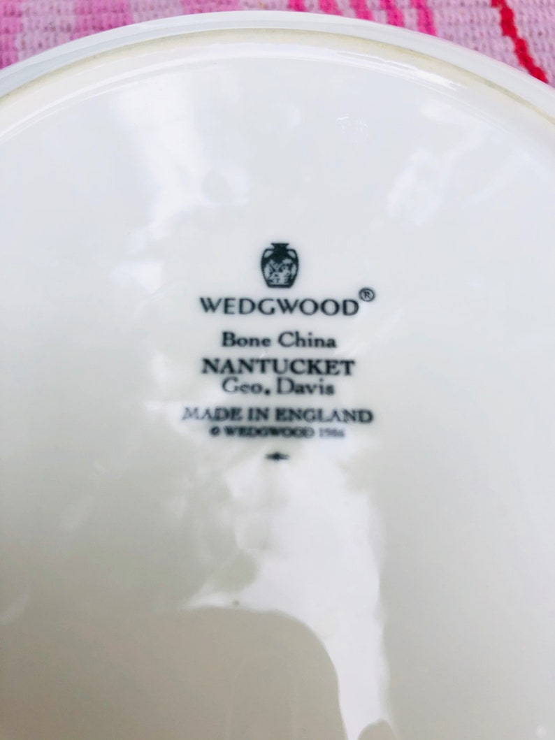 Wedgwood Nantucket Basket Weave Bowls set Nantucket White Etsy