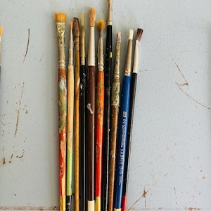 Paint Brush Set - Antique paint brushes - Art Supplies