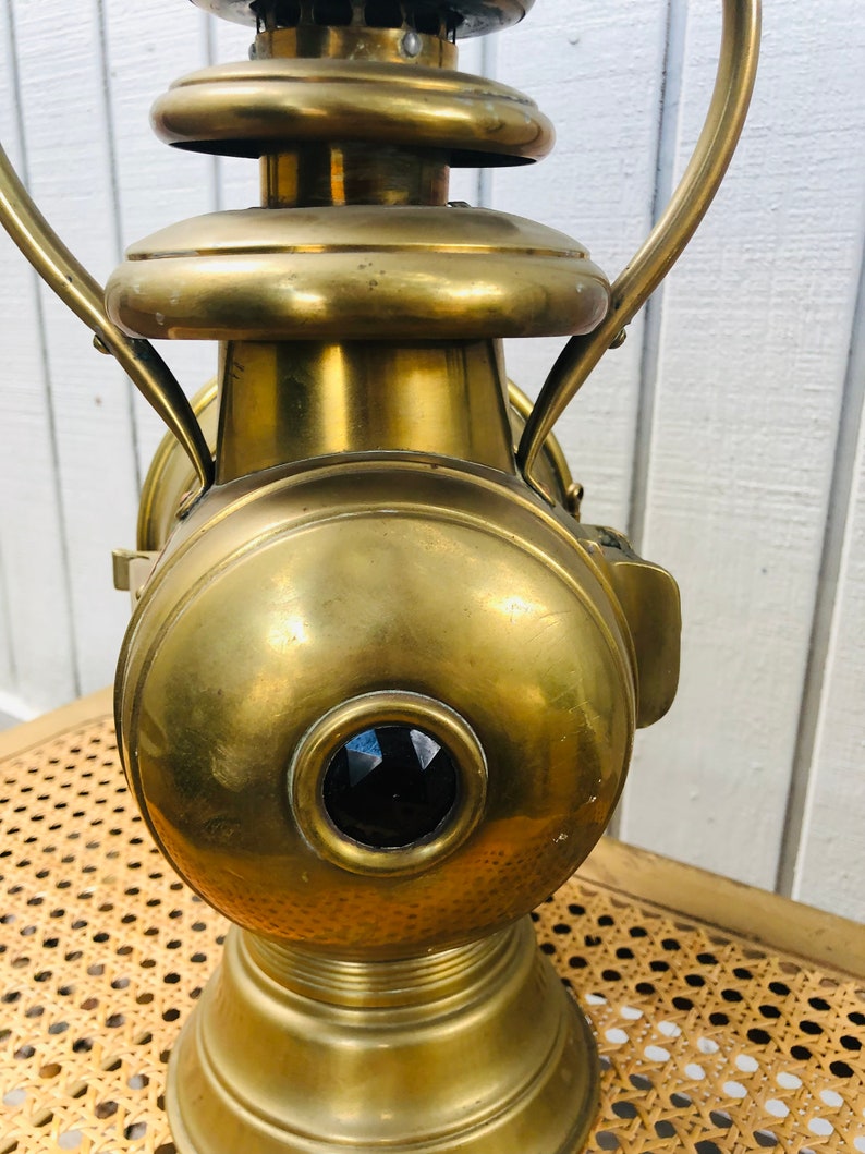 Antique Brass Carriage Lamp Horse Carriage Lamp Solar 41A Etsy
