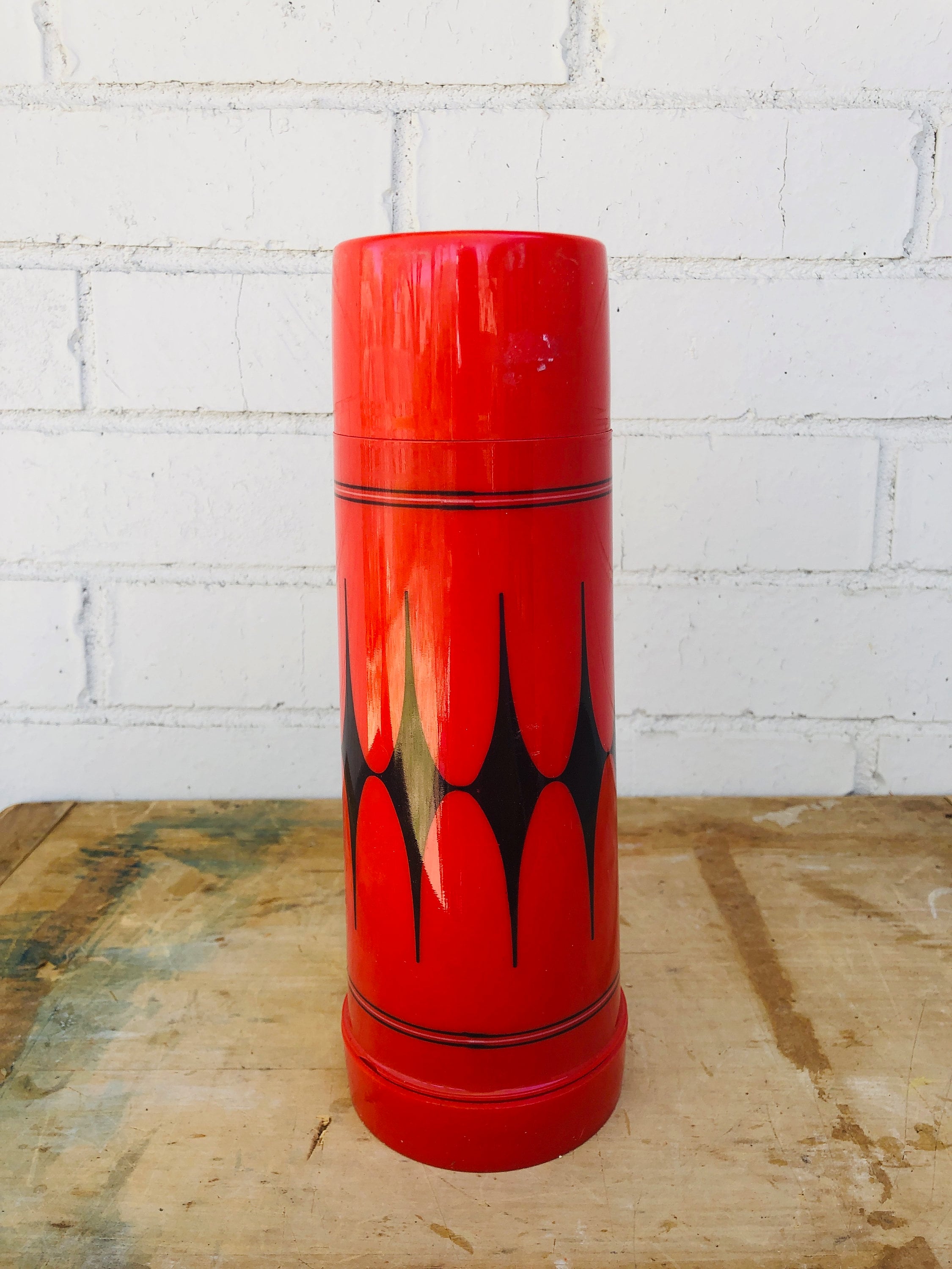 Aladdin Thermos With Lid Cup Red and Black Etsy