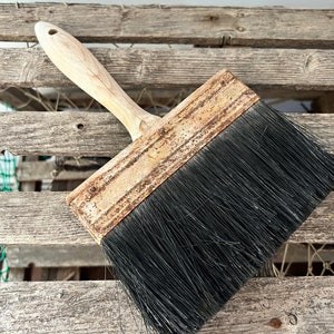 Large Vintage Paint Brush-Industrial-Decor-Construction